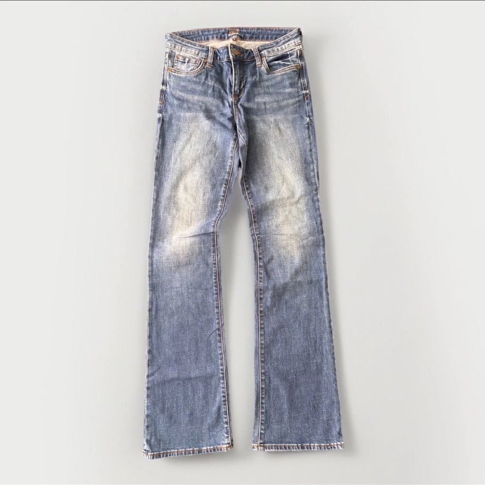 KUT from the Kloth Baby Bootcut Jeans Medium Wash Distressed Size 6